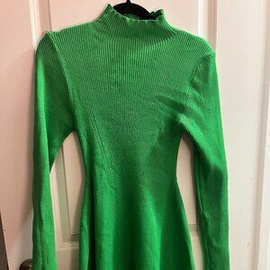 Bright Green Sweater Dress from Yllw the Label